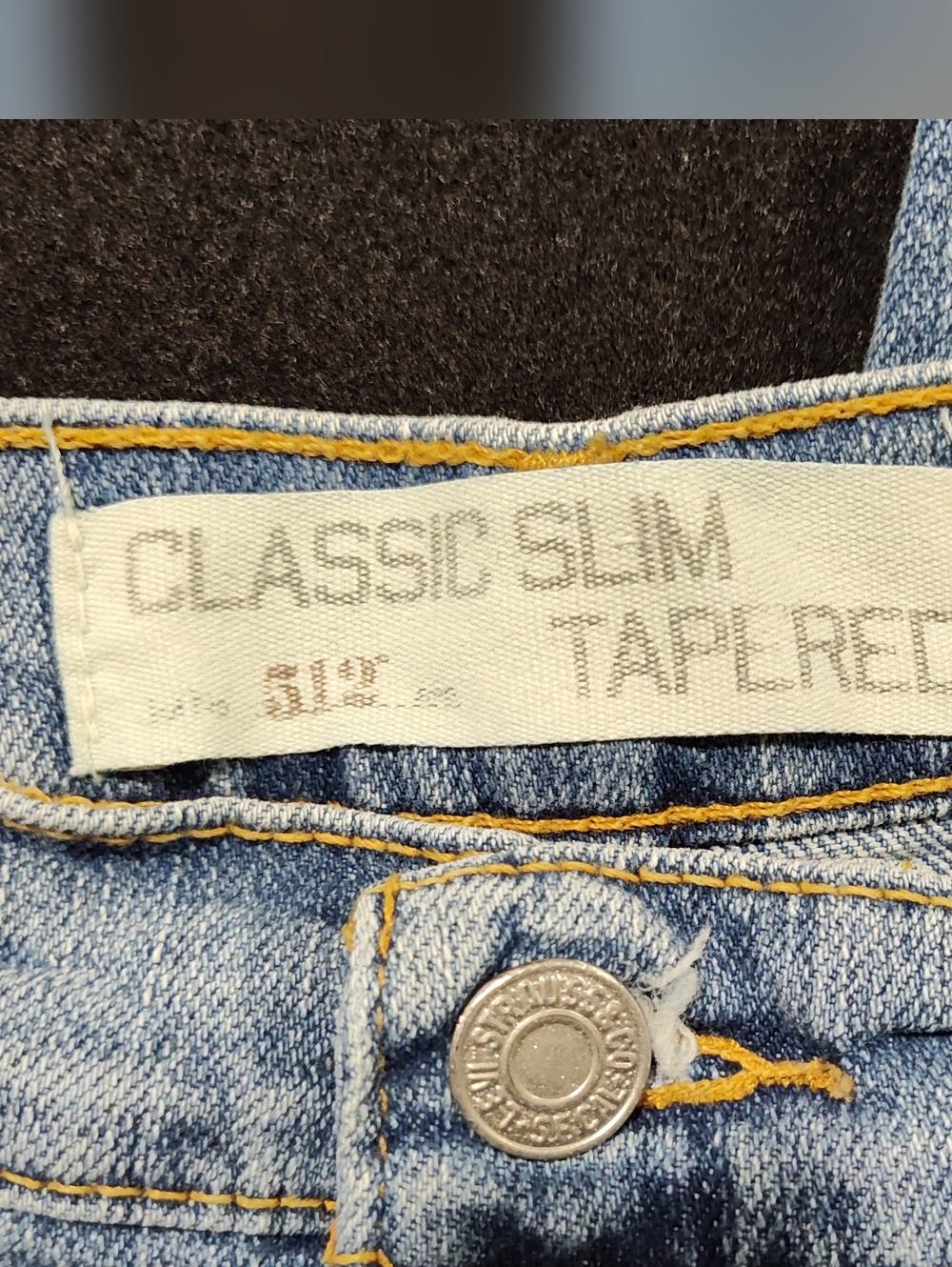 Levi's 512 Blue Jeans - Women’s Size 8 - Classic  Slim Tapered  - Straight Leg - Picture 10 of 12